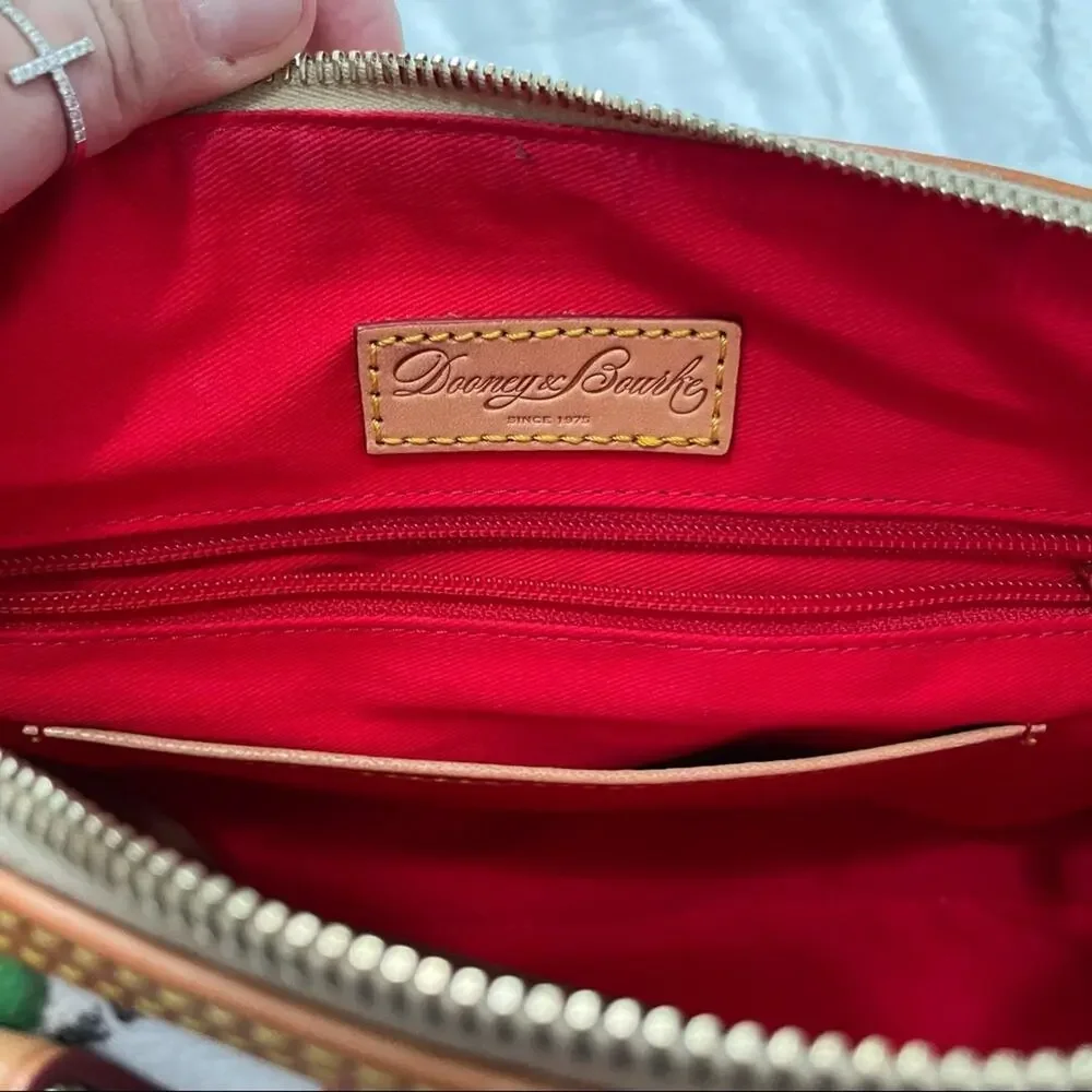 Dooney & Bourke hydrangea satchel crossbody floral bag purse